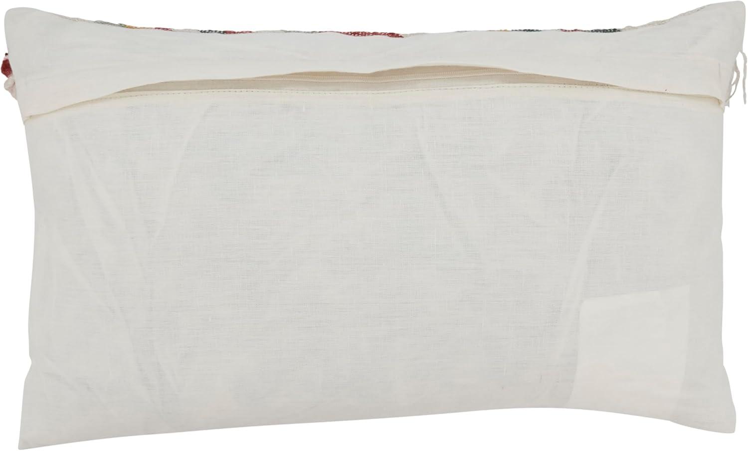 Saro Thana Collection Tassels Cotton Throw Pillow