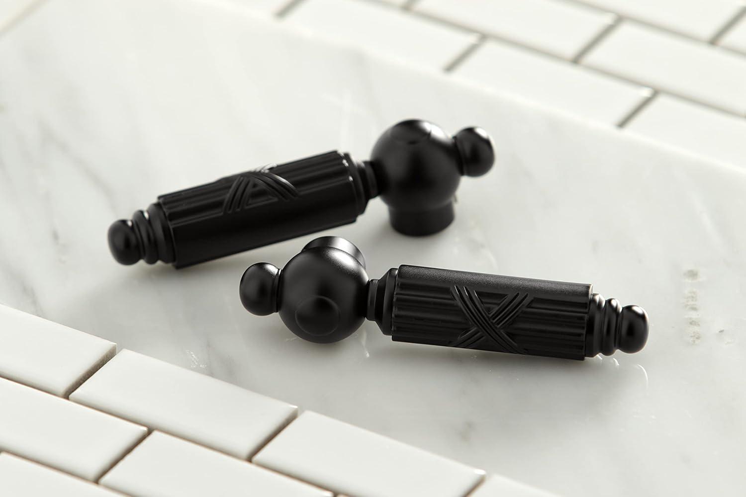 Kingston Brass Kingston Brass Georgian Two-Handle 3-Hole Wall Mount Bathroom Faucet KS7122GL