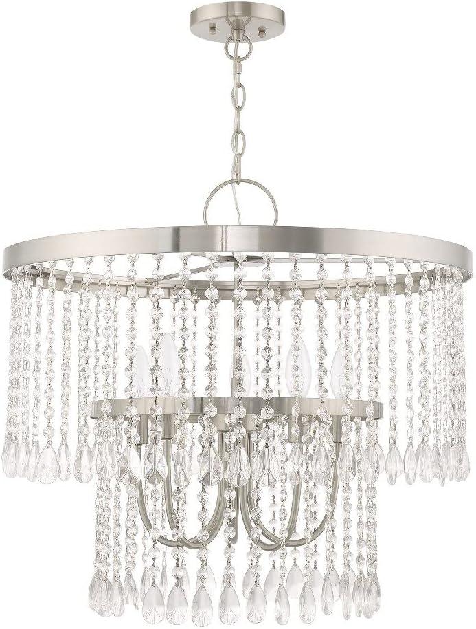 Livex Lighting Elizabeth 5 - Light Chandelier in  Brushed Nickel