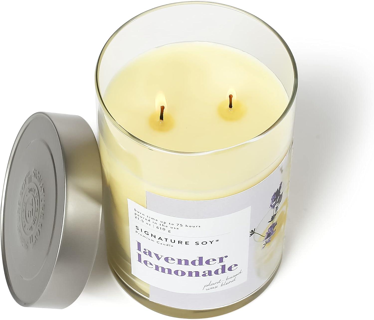 Signature Soy Signature Soy Lidded Lavender Lemonade Scented Candle