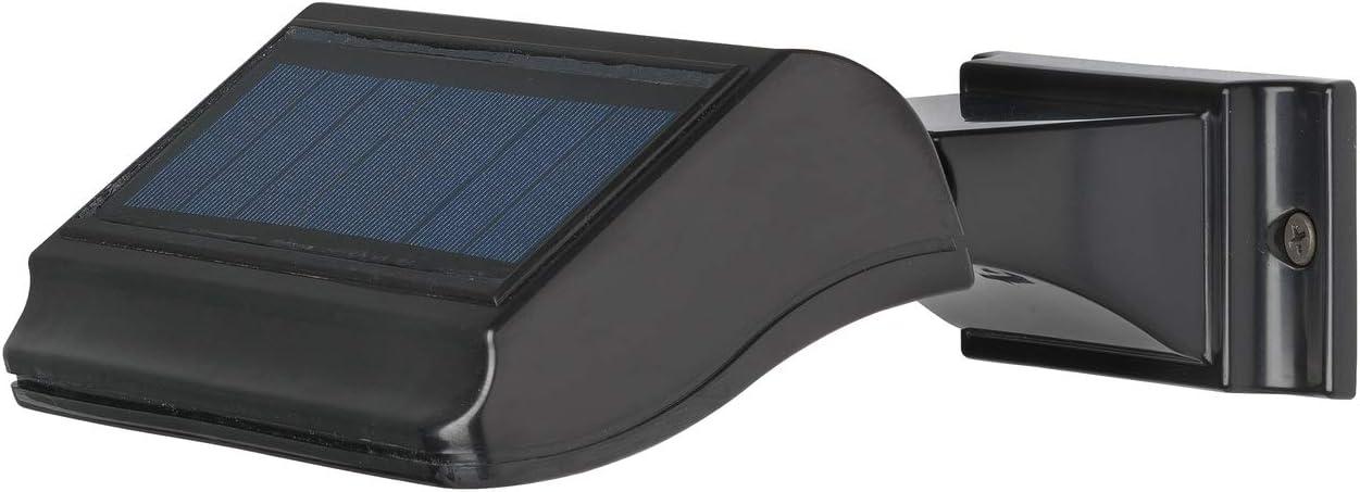 Whitehall Products 14247 Illuminator Solar Address Standard Wall Lamp - Black