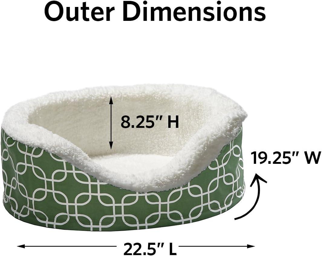 Midwest Homes For Pets Quiet Time Orthopedic Egg-Crate Nesting Pet Bed w/ Polytetrafluoroethylene Fabric Protector