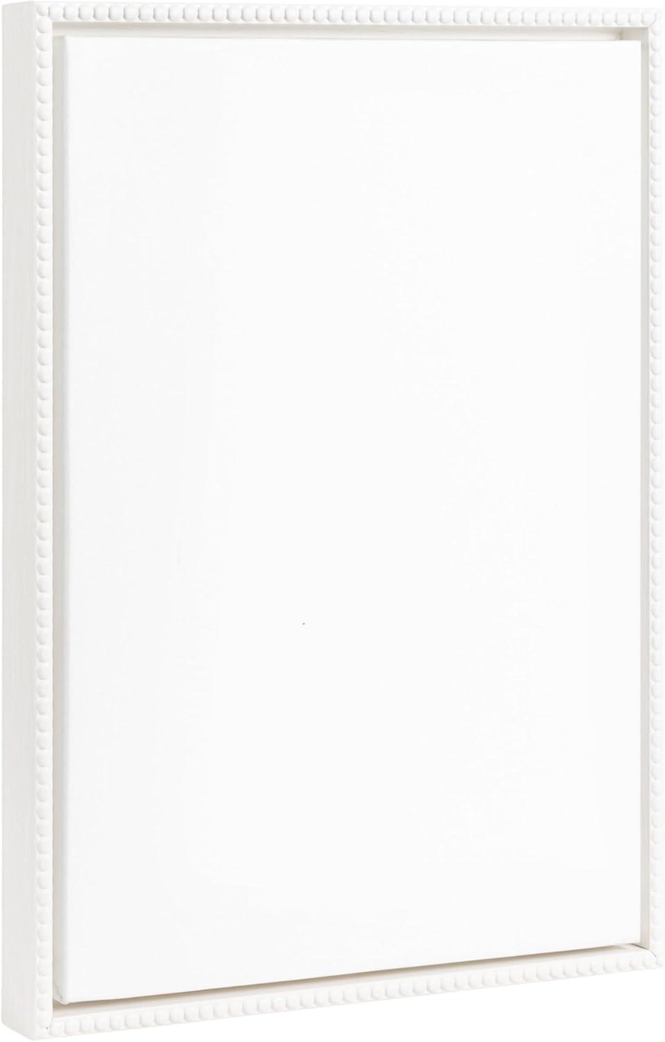 Kate & Laurel All Things Decor 18"x24" Sylvie Beaded Blank Canvas: Transitional Decor, Modern Art Style