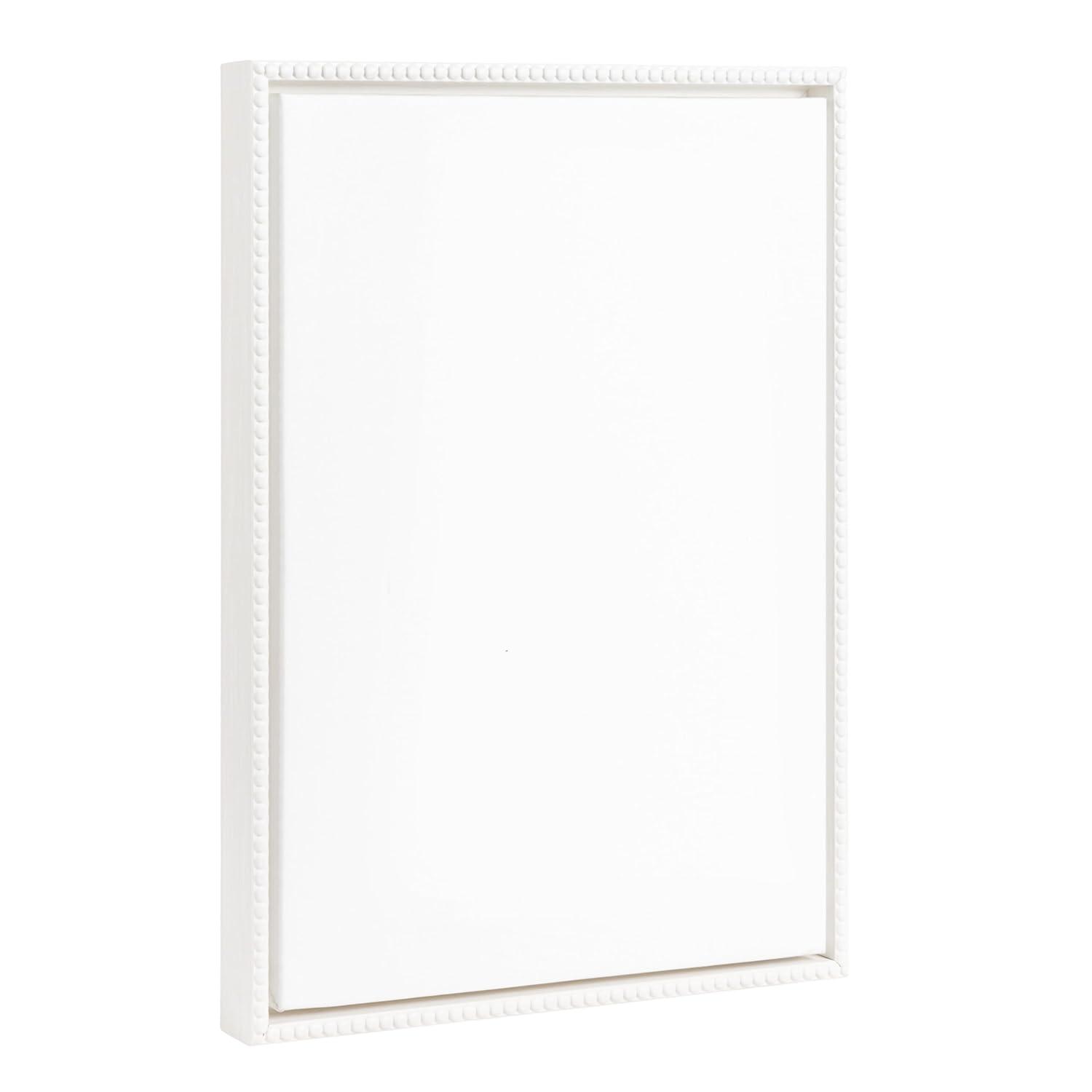 Kate & Laurel All Things Decor 18"x24" Sylvie Beaded Blank Canvas: Transitional Decor, Modern Art Style