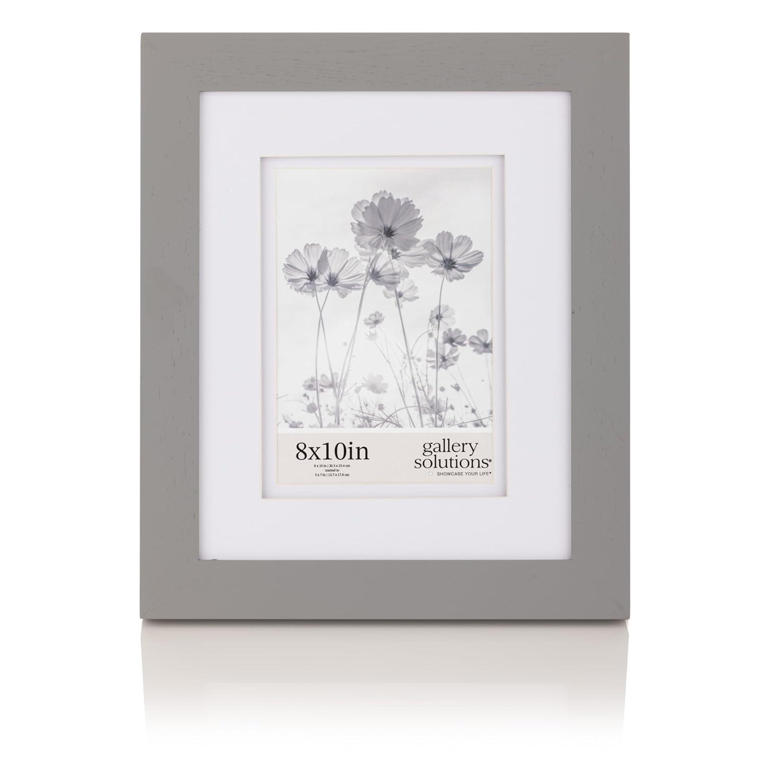Gallery Solutions Gallery Solutions Wall Mount Or Tabletop Double Airfloat  Mat Picture Frame