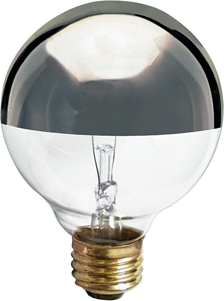Silver Crown Frosted G25 Decorative Dimmable Light Bulb