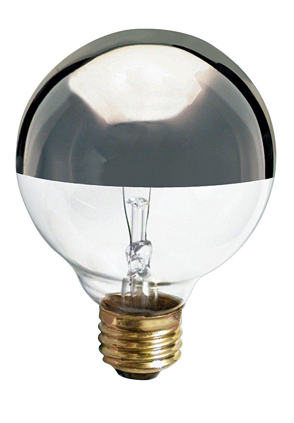 Silver Crown Frosted G25 Decorative Dimmable Light Bulb