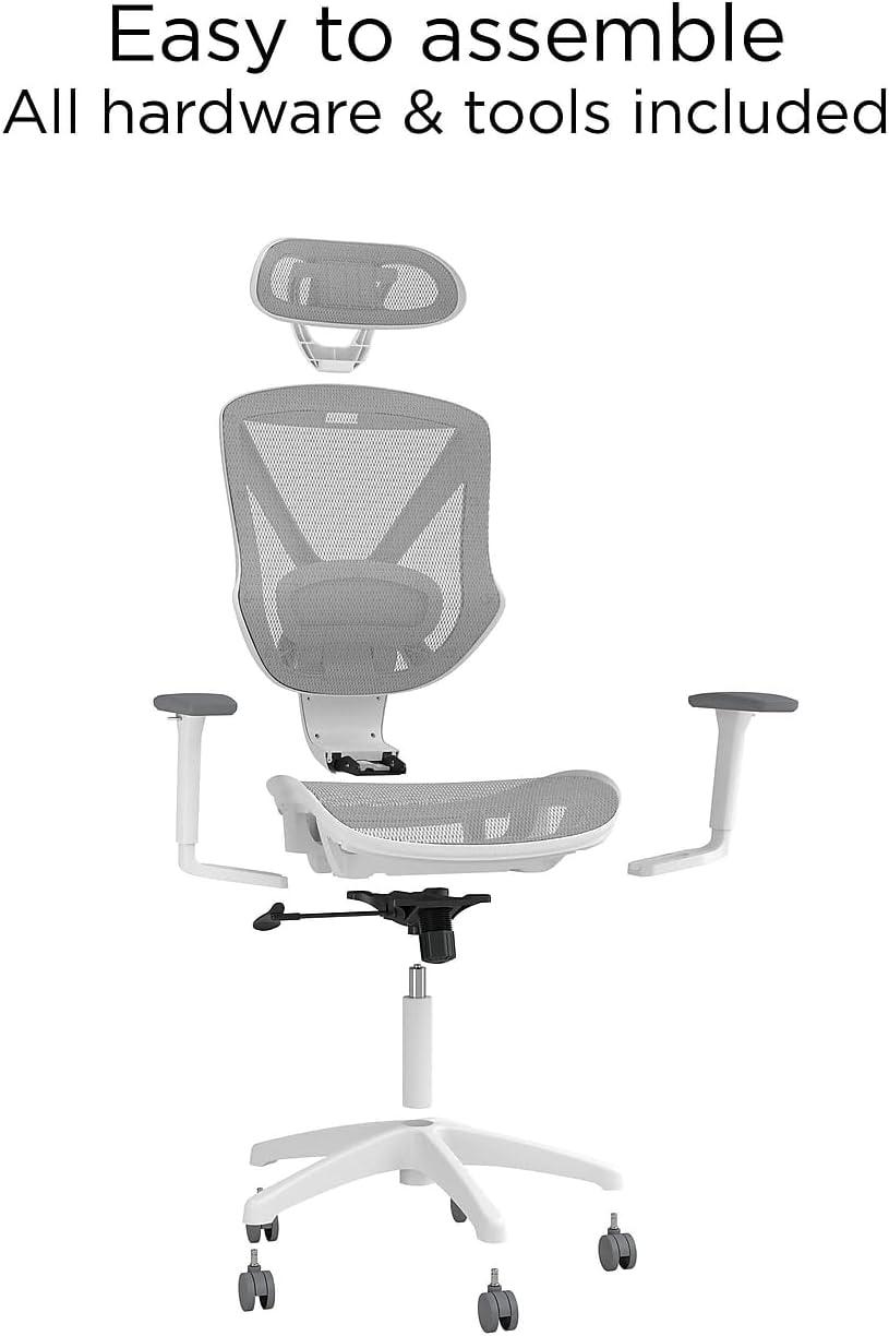 Union & Scale FlexFit Dexley Mesh Task Chair Gray (UN61365)