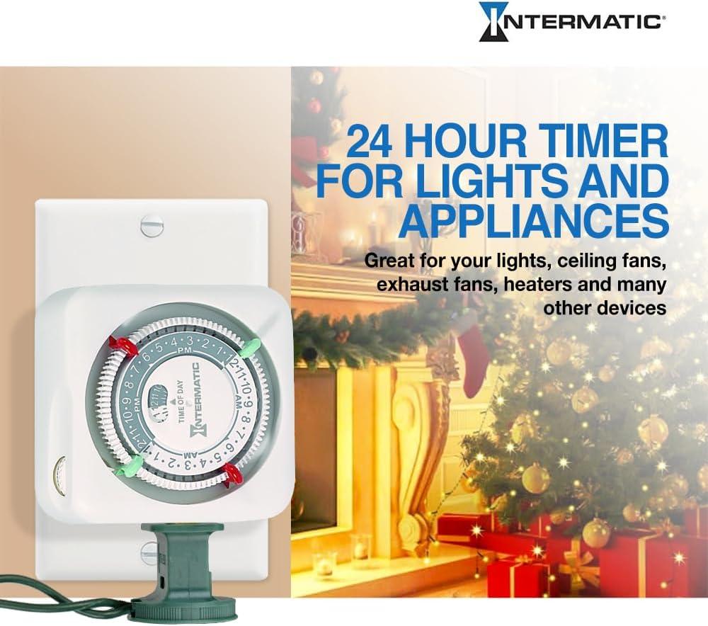 Intermatic TN311K 15-Amp Heavy Duty Lamp and Appliance Timer