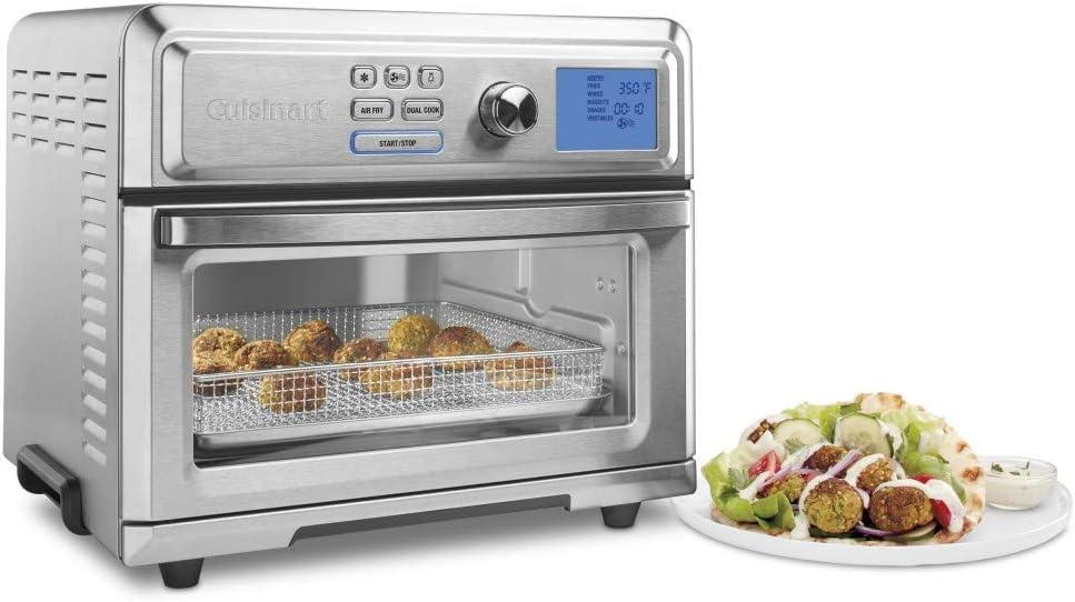 Cuisinart Digital Air Fryer Toaster Oven - Stainless Steel - TOA-65: 1800W, Adjustable Thermostat, Nonstick, 18 Qt Capacity