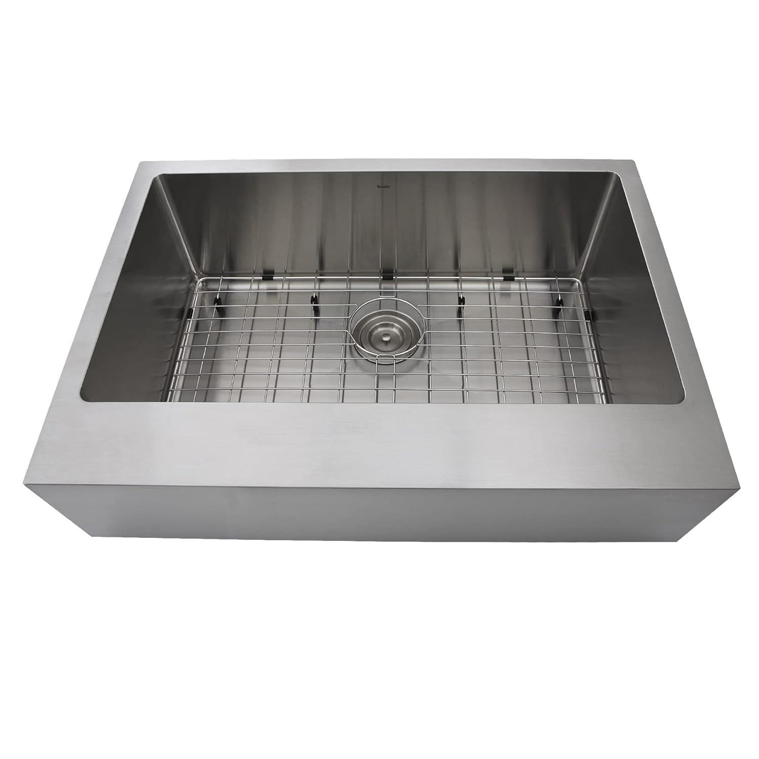 Pro Series 30'' L Farmhouse / Apron Single Bowl Stainless Steel Kitchen Sink