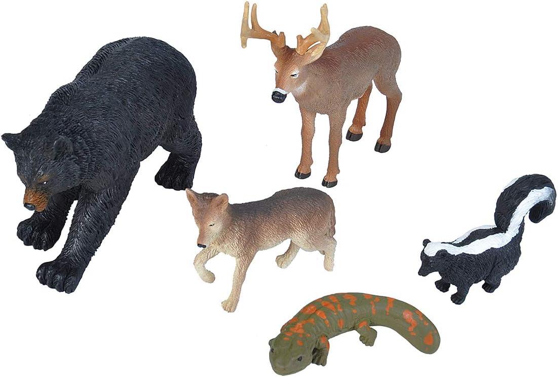 Wild Republic Polybag Wilderness Figurines, 5 Pieces