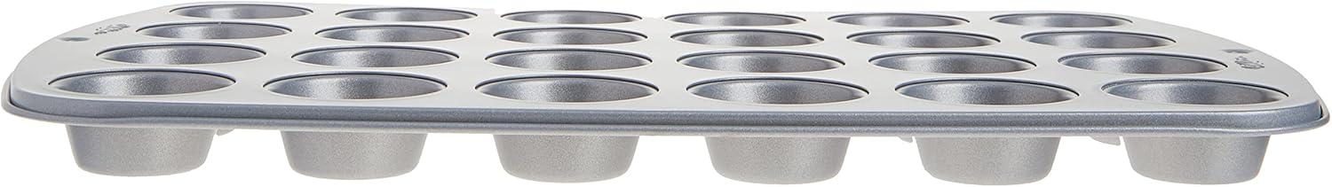 Non-Stick 24-Cup Mini Round Muffin Pan