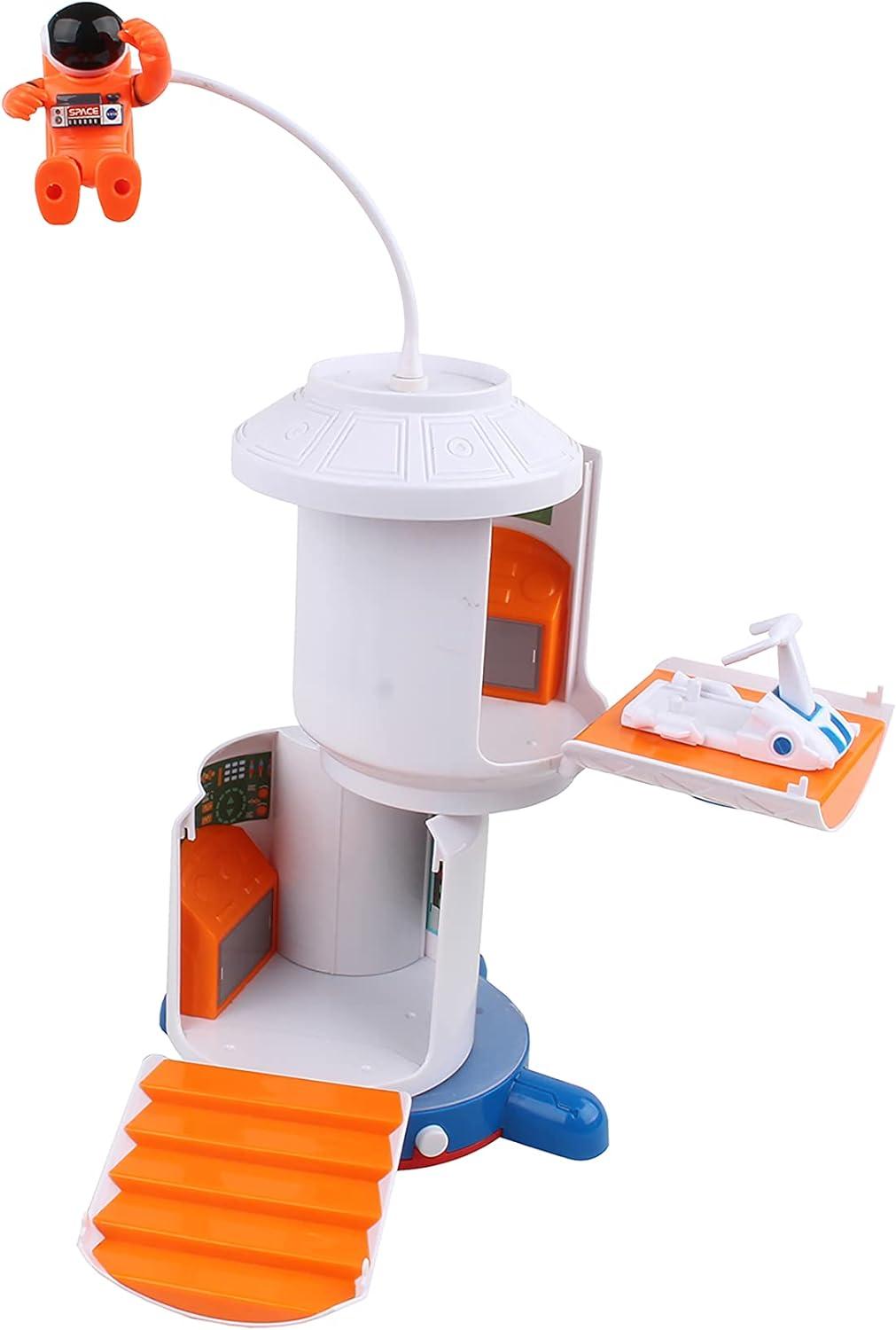 Daron Space Space Adventure NASA Space Station with Lights, Sound, Astronaut, and Space Hover, White