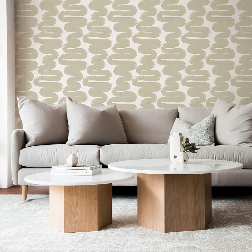 Wiggle Room Peel and Stick Wallpaper By Bobby Berk