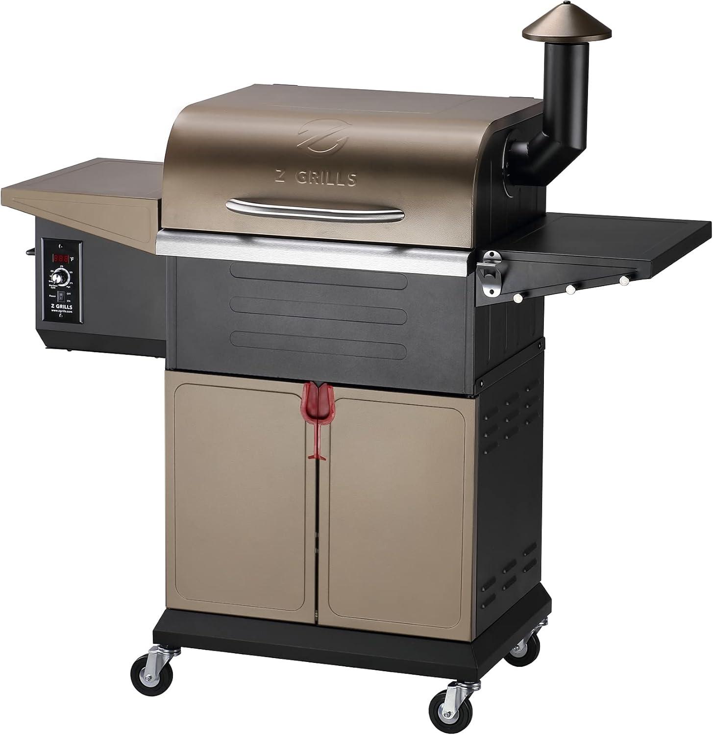 Z GRILLS Upgraded Wood Pellet Grill with PID Controller, 8-in-1, 572 sq in Cooking Area