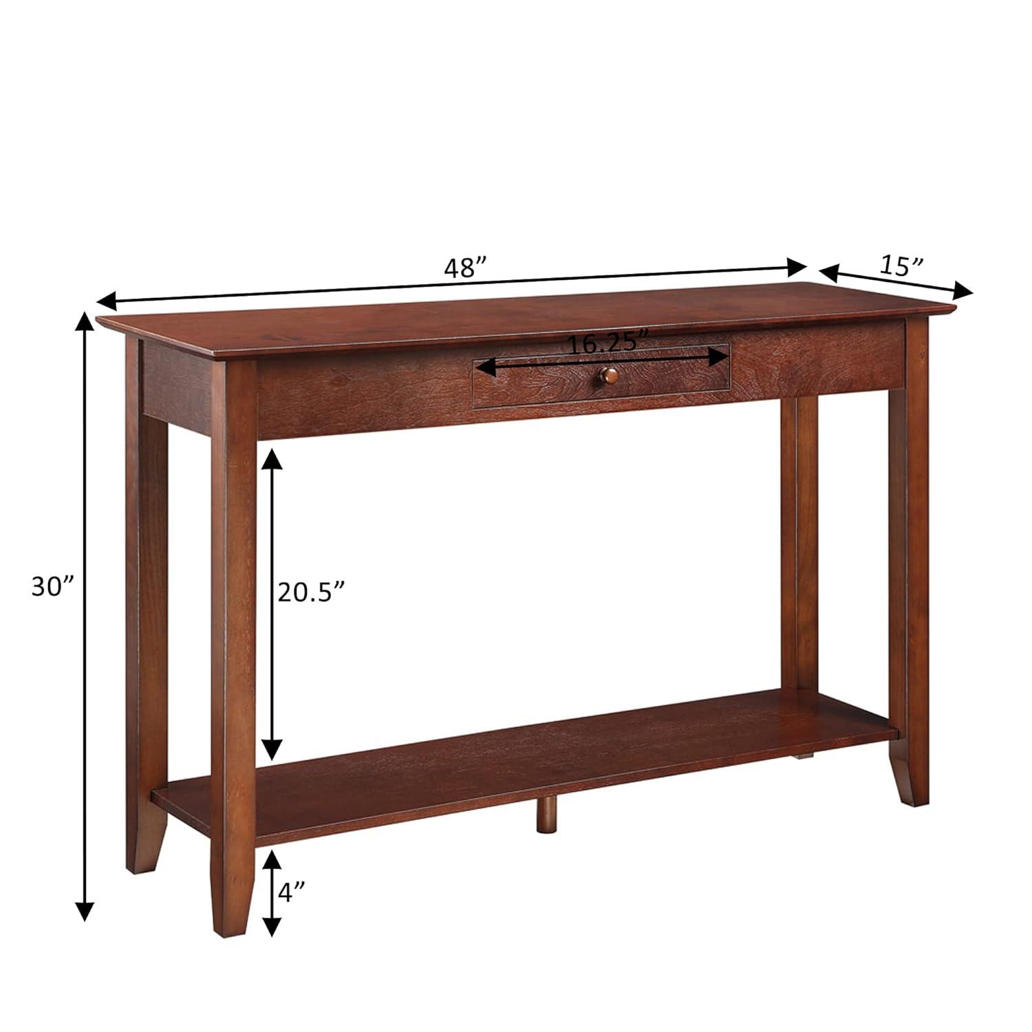 Convenience Concepts American Heritage Console Table, Multiple Finishes