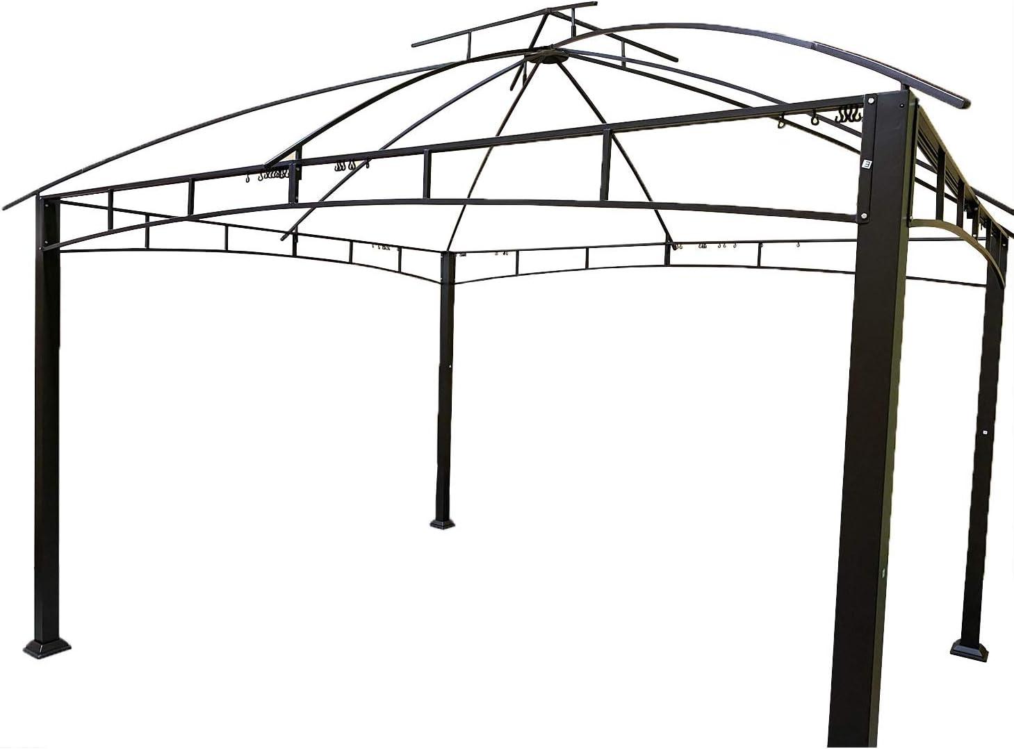 Garden Winds Replacement Canopy Top Cover Compatible with The Brown Frame Gazebo TPGAZ2303B - Riplock 350