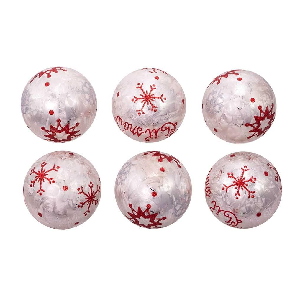 Kurt Adler Glass Christmas Ball Ornament (Set of 6)