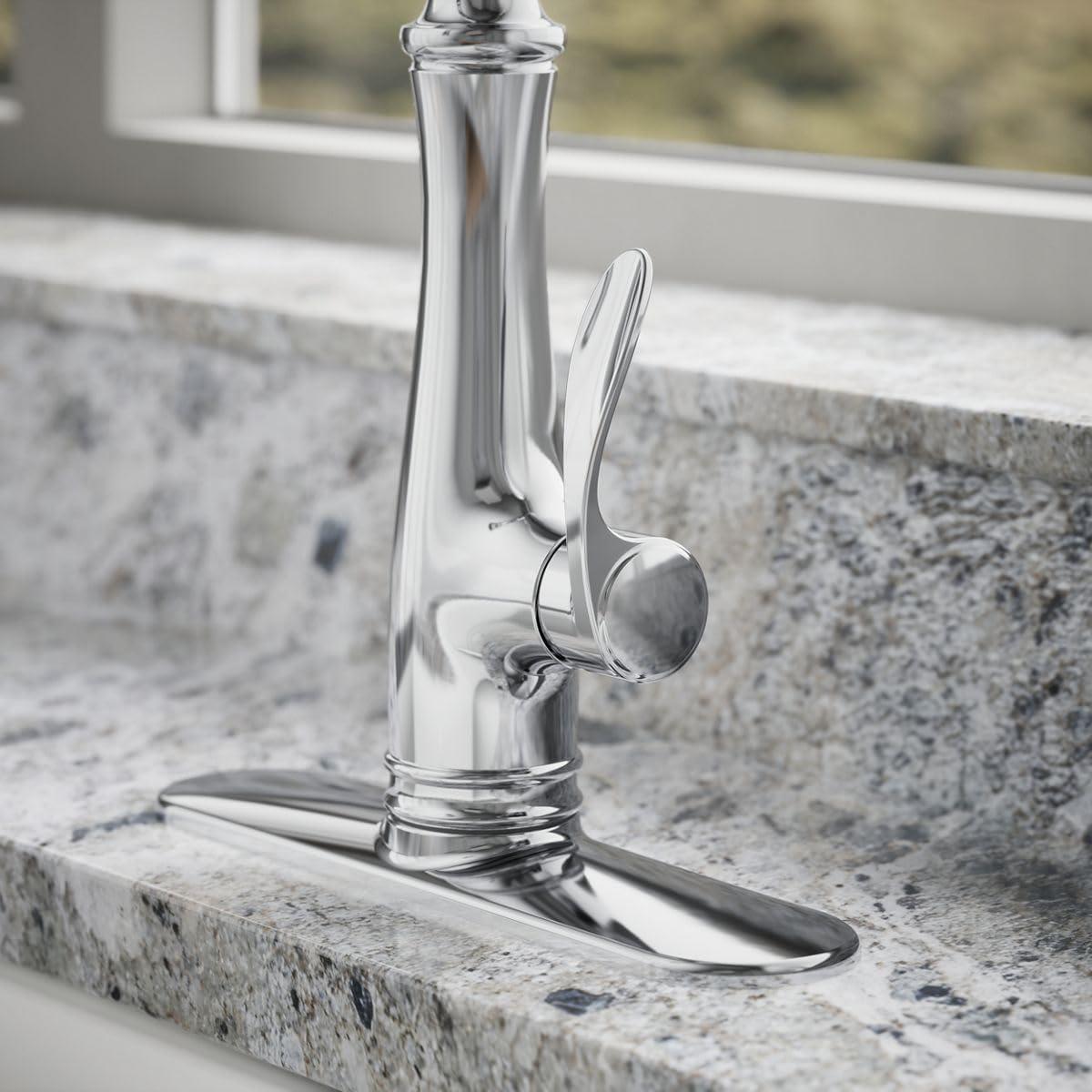Bellera™ Pull Down Single Handle Kitchen Faucet with Handle and Supply Lines