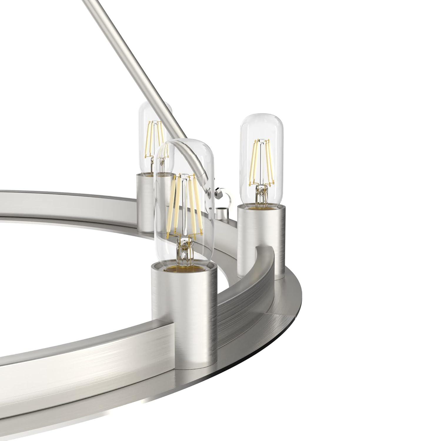 9 - Light Unique Wagon Wheel Chandelier