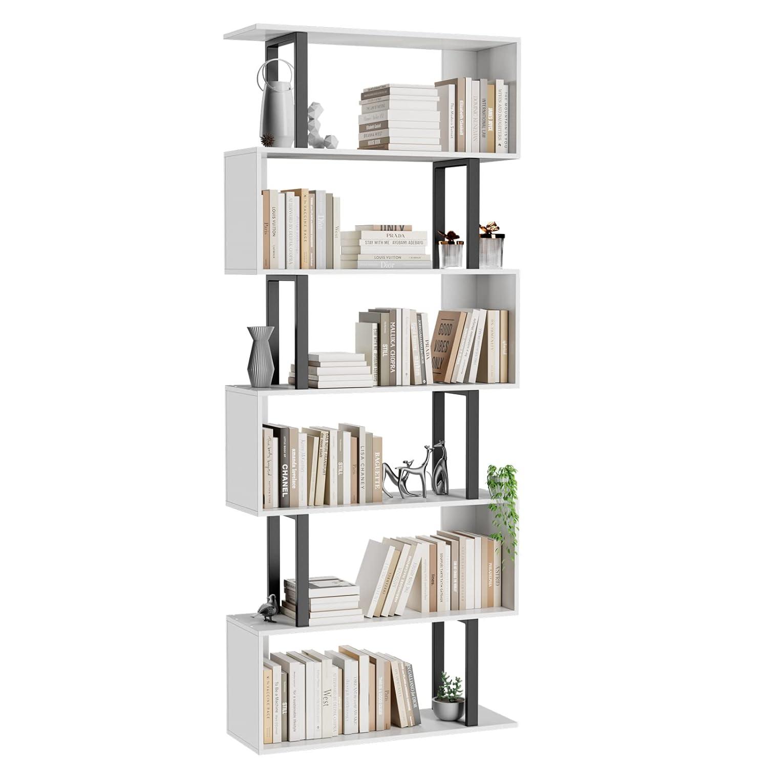 Hokku Designs 6 Tier Geometric Bookcase