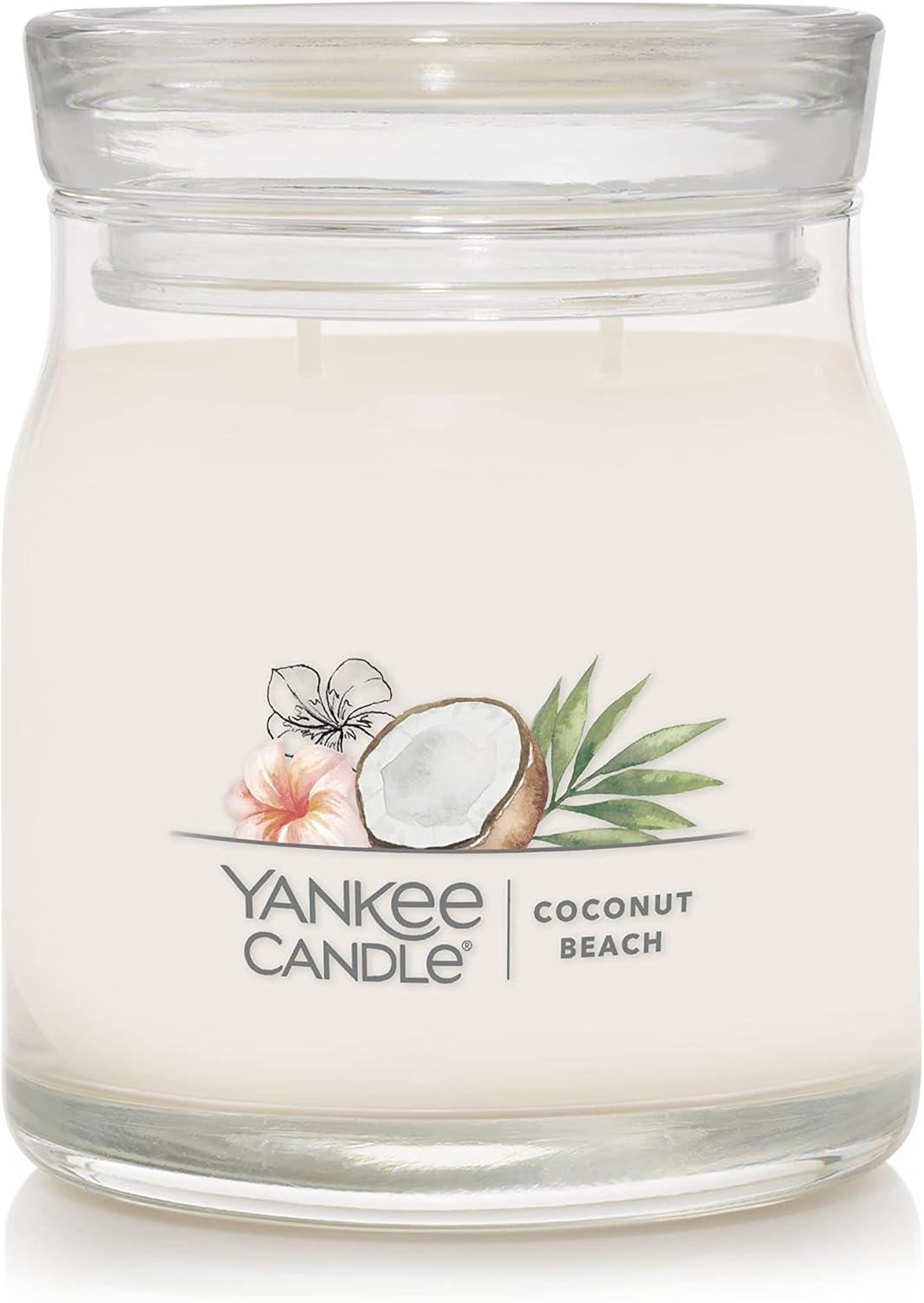 Coconut Beach White Soy 13oz Scented Jar Candle