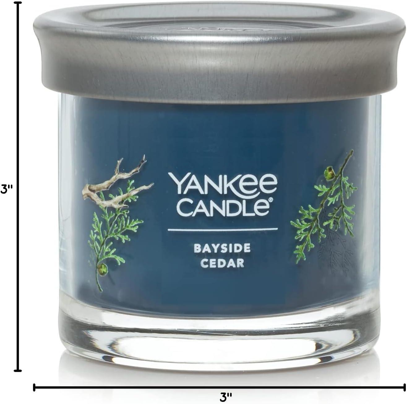 YANKEE CANDLE Signature Bayside Cedar Scented Tumbler Candle