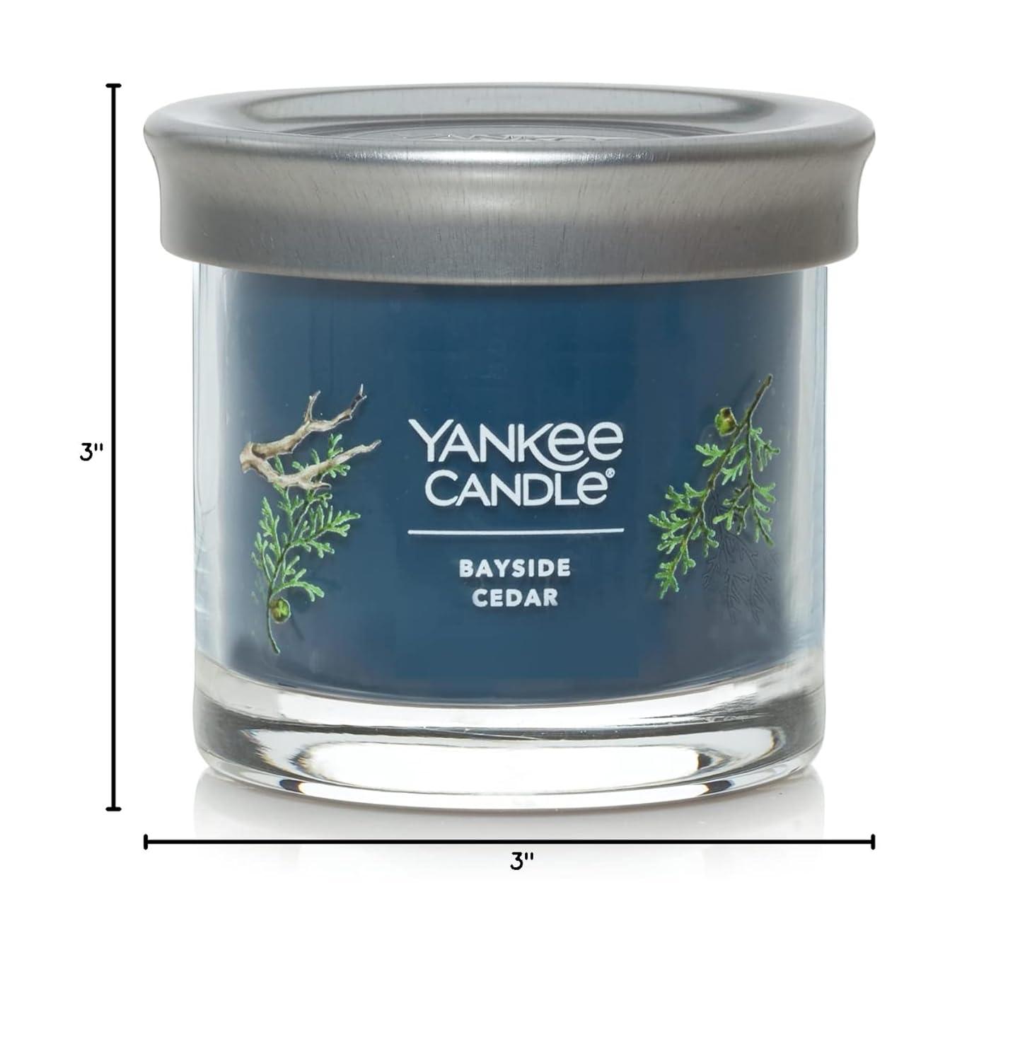 YANKEE CANDLE Signature Bayside Cedar Scented Tumbler Candle
