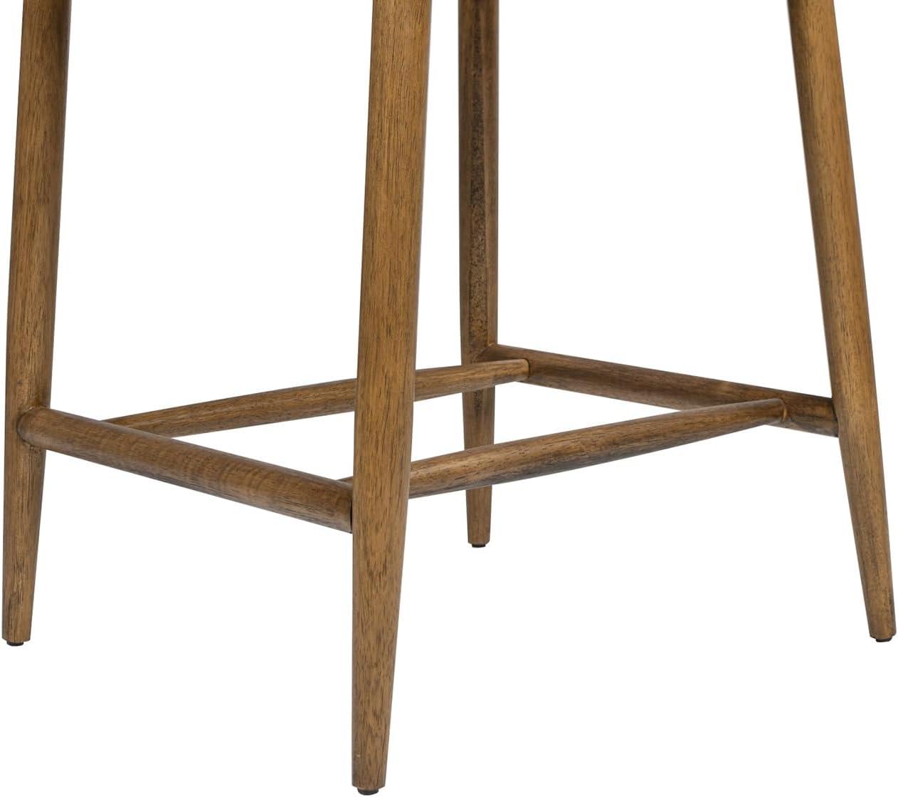 Jennifer Taylor Home Locke 26.5" Modern Upholstered Counter Stool with Wood Frame