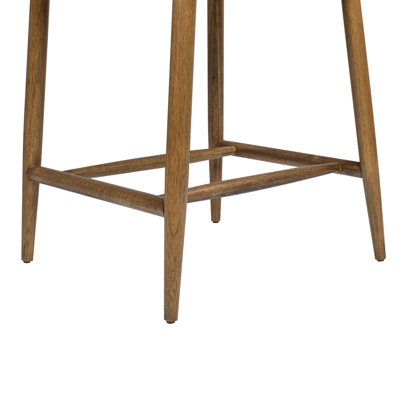 Jennifer Taylor Home Locke 26.5" Modern Upholstered Counter Stool with Wood Frame