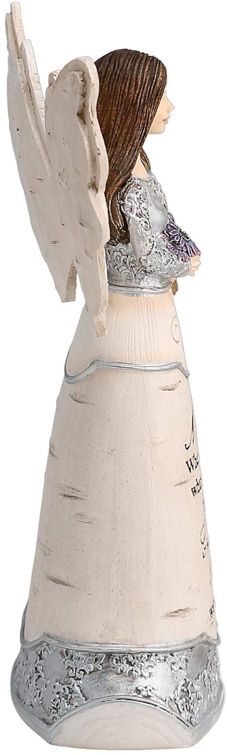 Pavilion Gift Company Elements Mother Guardian Angel Figurine, 6", Purple
