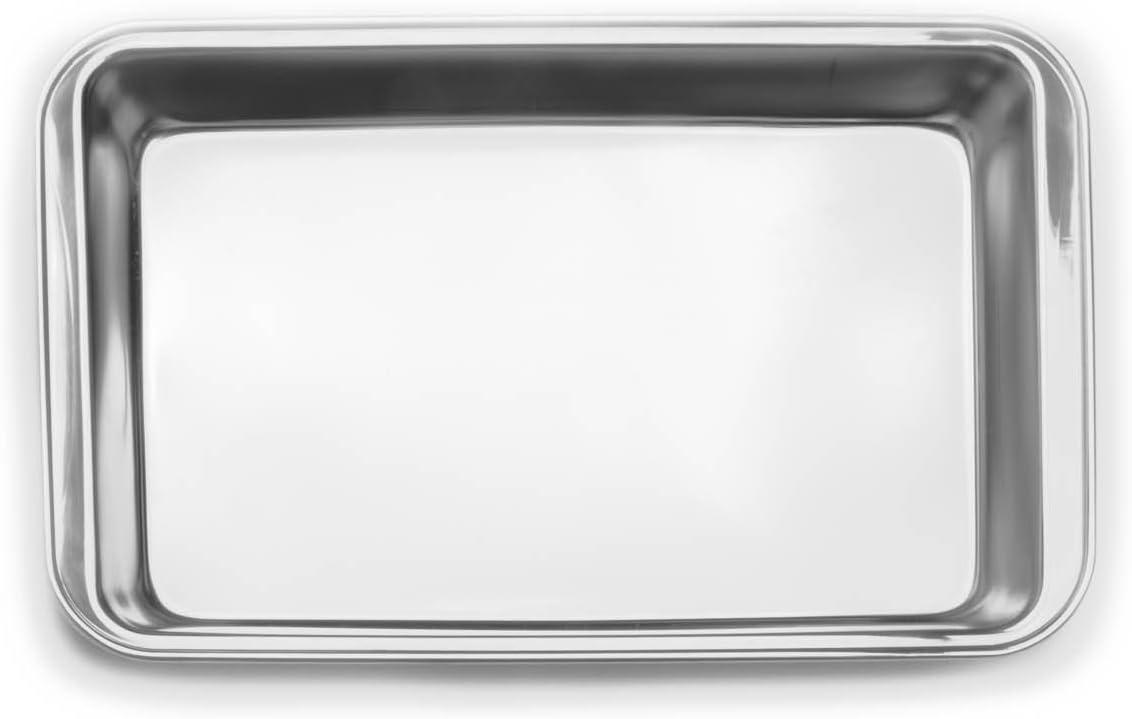 Fox Run Brands Stainless Steel Baking Pan, 11-Inch x 7-Inch Bake Surface