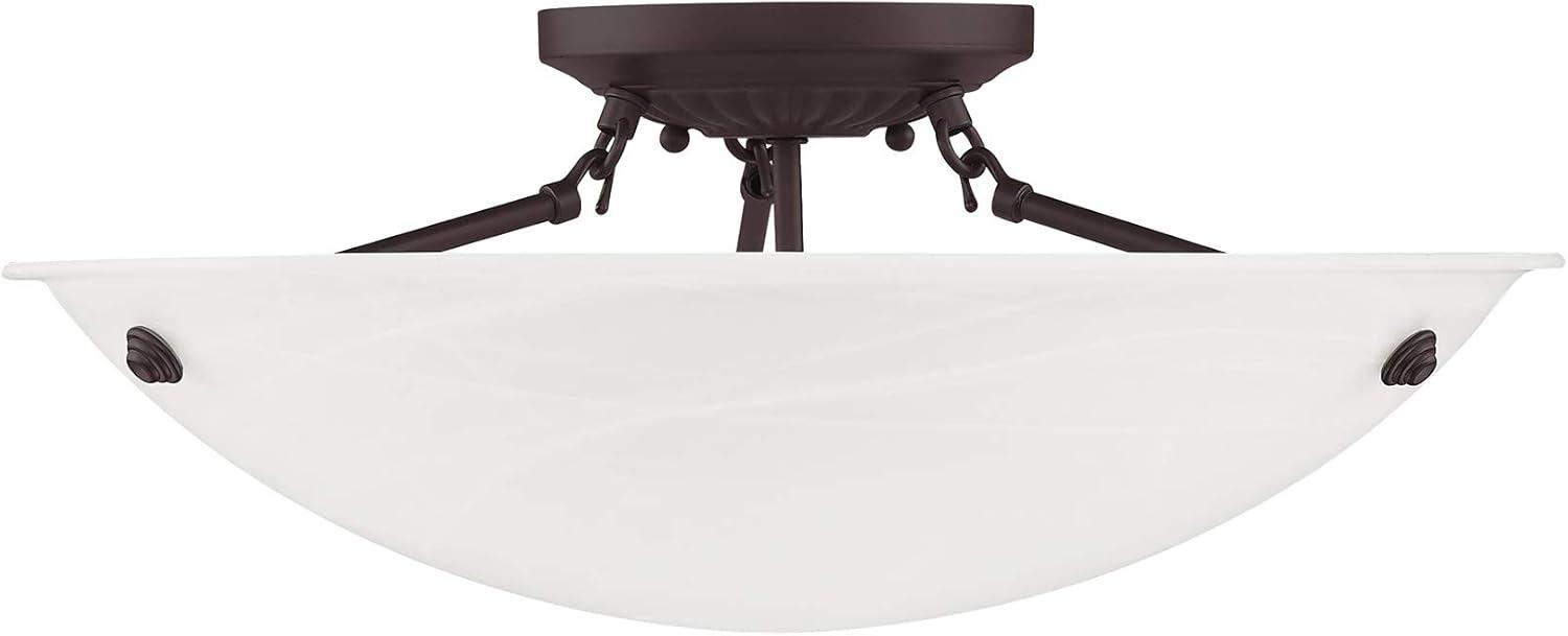 Livex Lighting Oasis 3 - Light Flush Mount in  Bronze