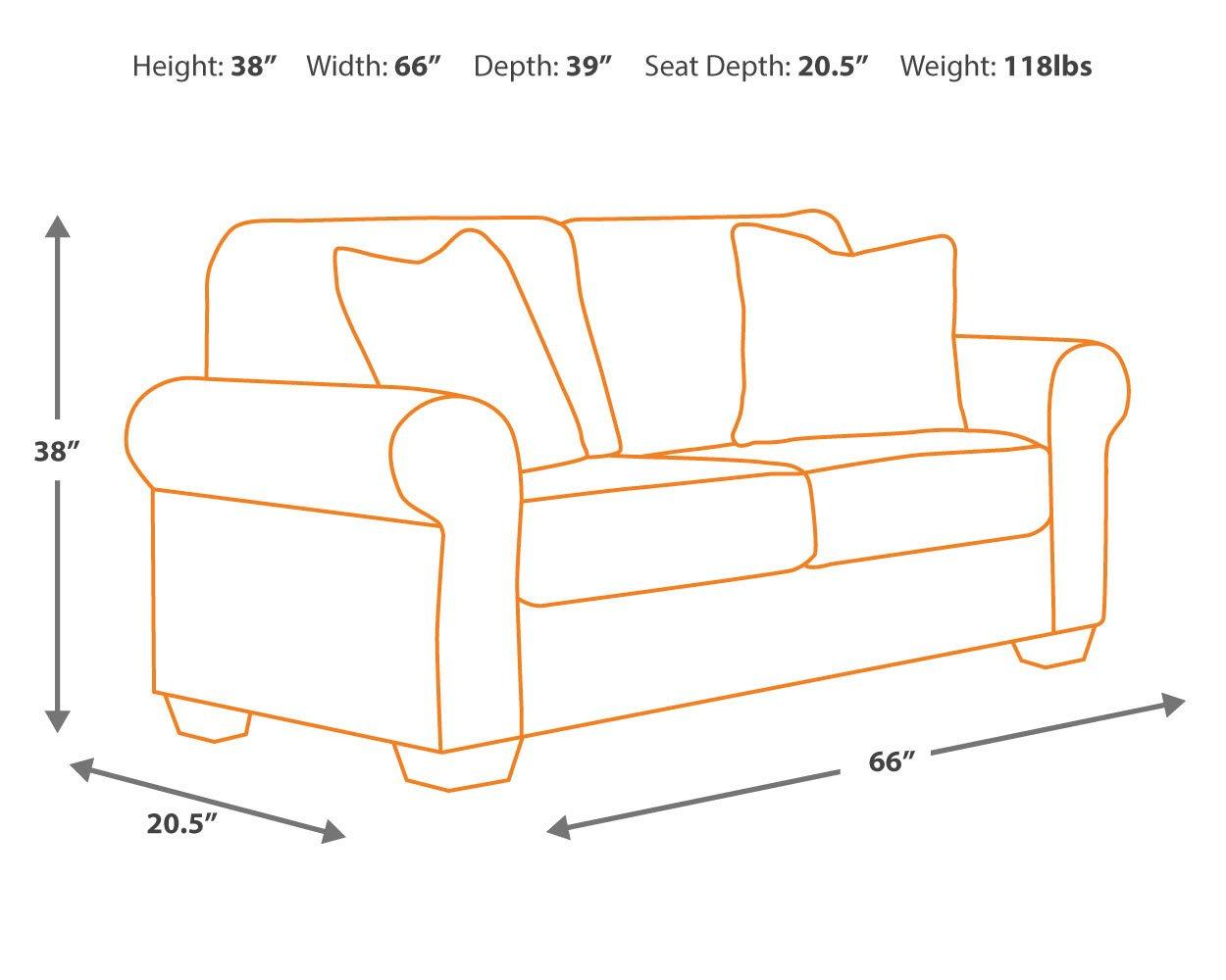 Brown Faux Leather Traditional Loveseat with Rolled Arms and Nailhead Trim