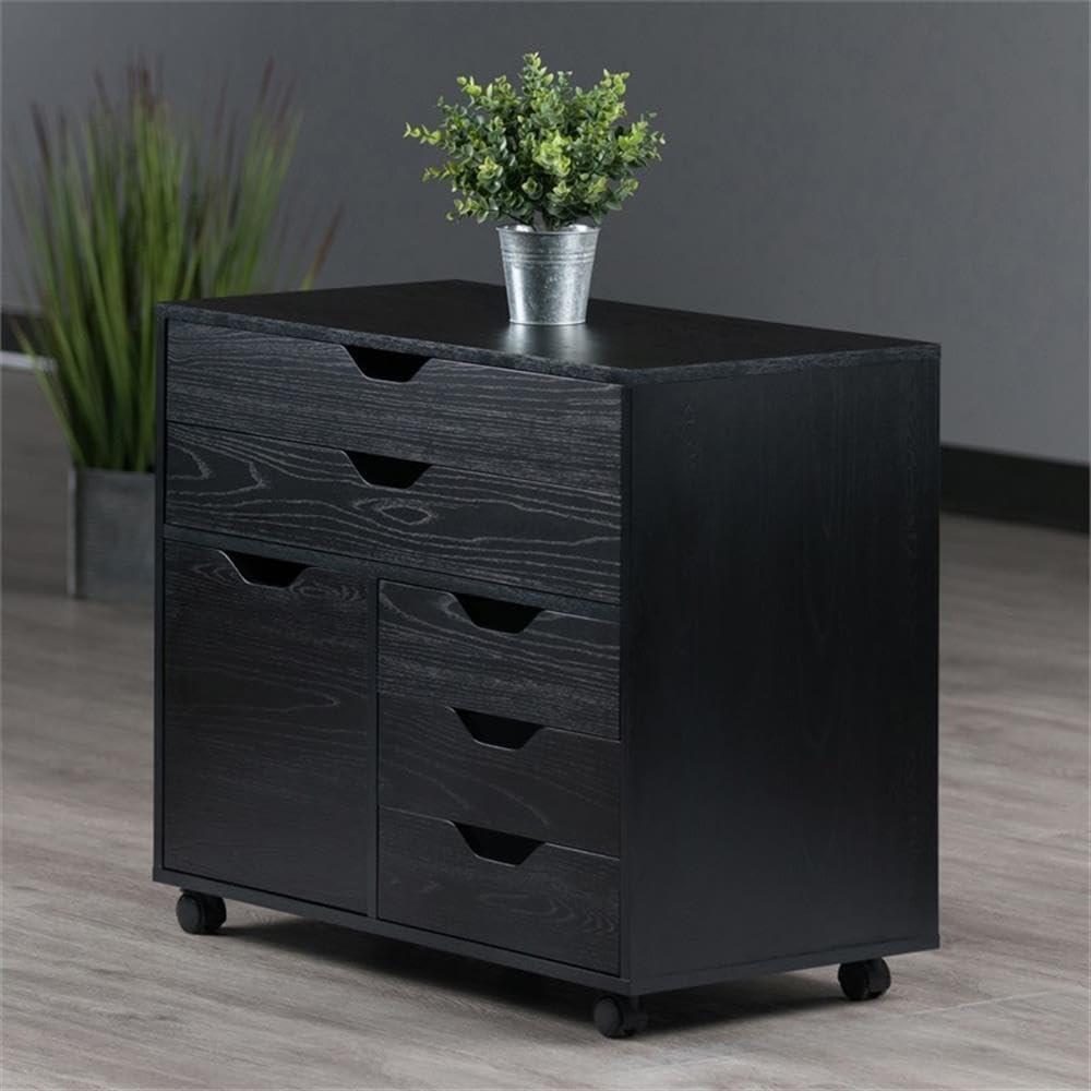 Halifax 3 Section Mobile Storage Cabinet - Winsome