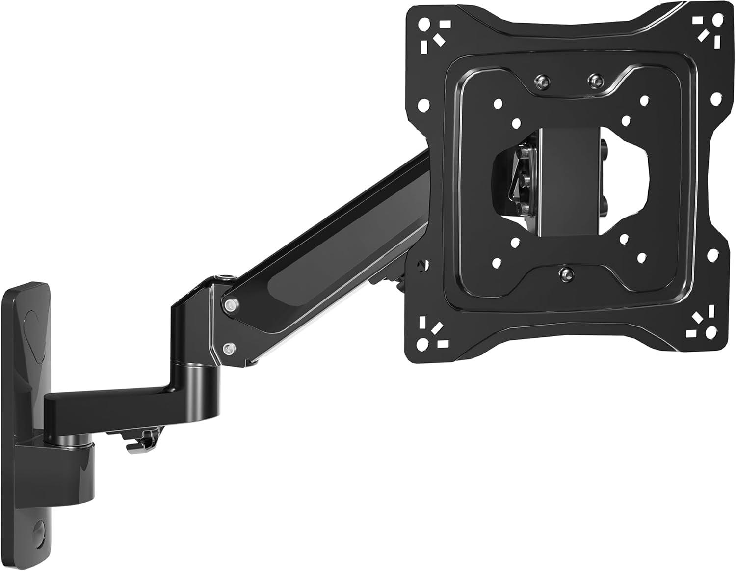 Premium Black Aluminum Full-Motion TV Wall Mount for 23-43 inch Screens