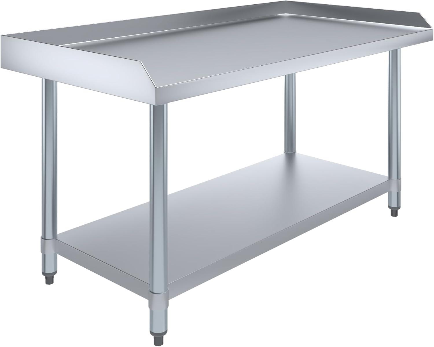 Stainless Steel Equipment Stand - Heavy Duty, Commercial Grade, with Undershelf, NSF Certified