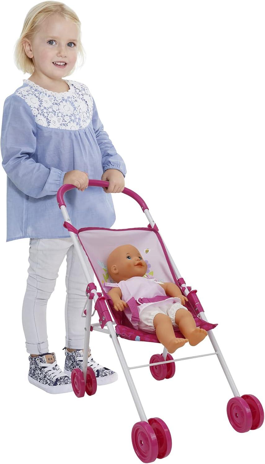 509: Garden Doll 3-in-1 Feed n Swing Combo Play Set - Kids Pretend Play, Converts to Highchair, Swing, & Carrier, Ages 3+