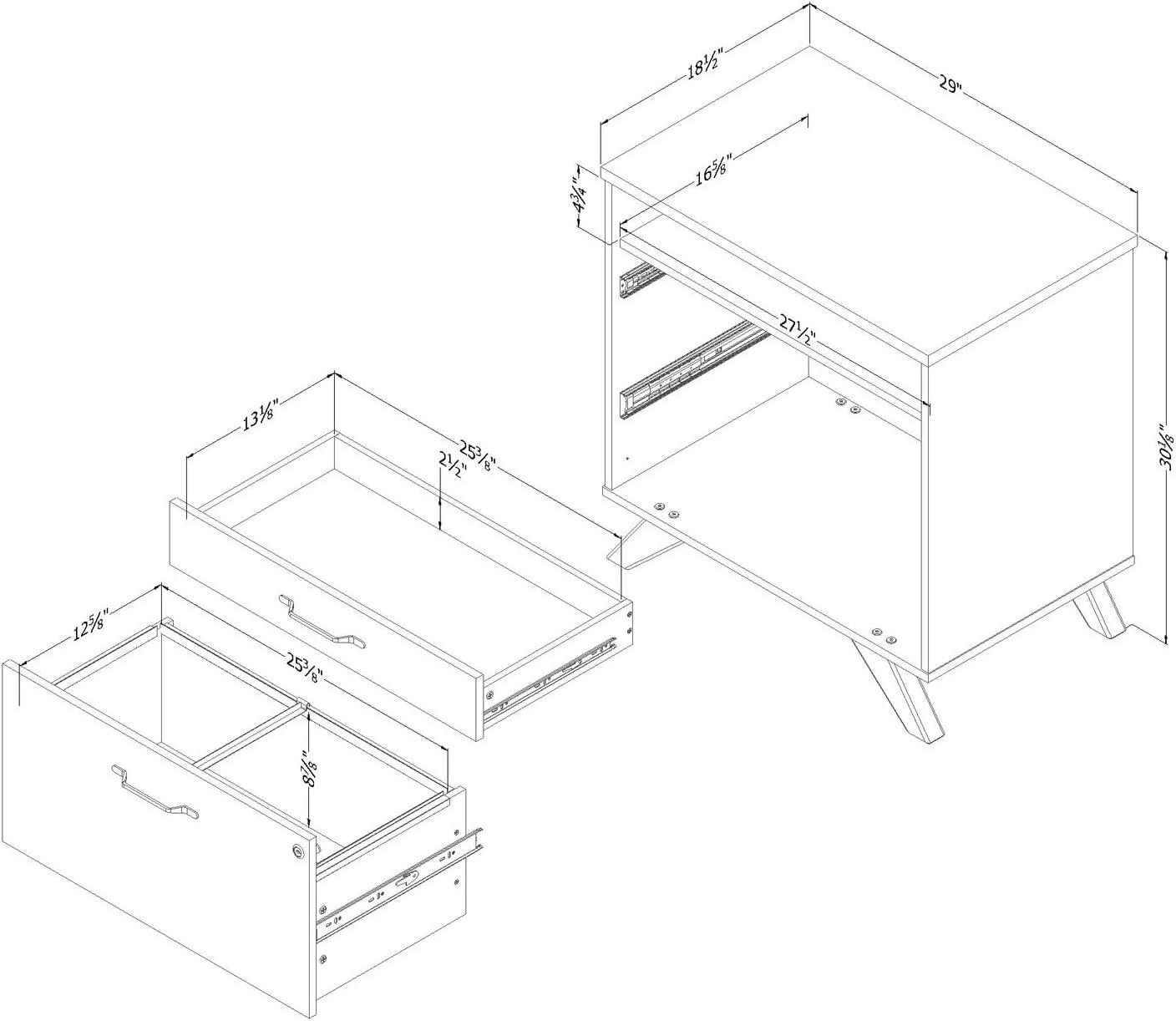 Ivy Bronx Boneita 29'' Wide 2 -Drawer File Cabinet