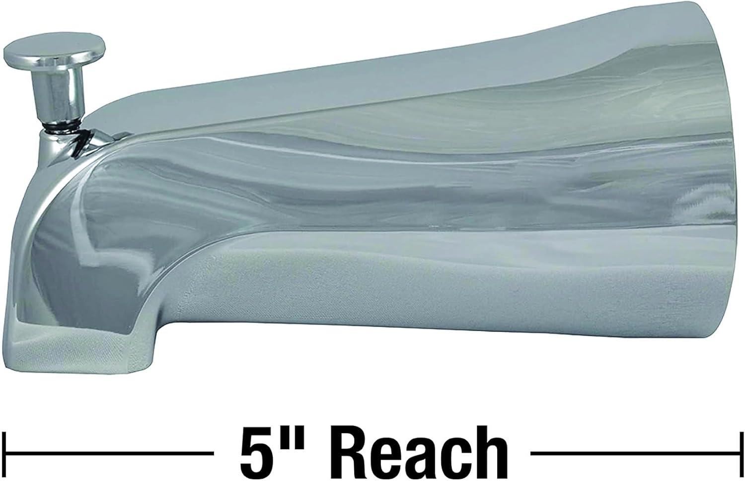 DANCO 88703 Tub Spout with Diverter, Chrome Finish, 1-Pack