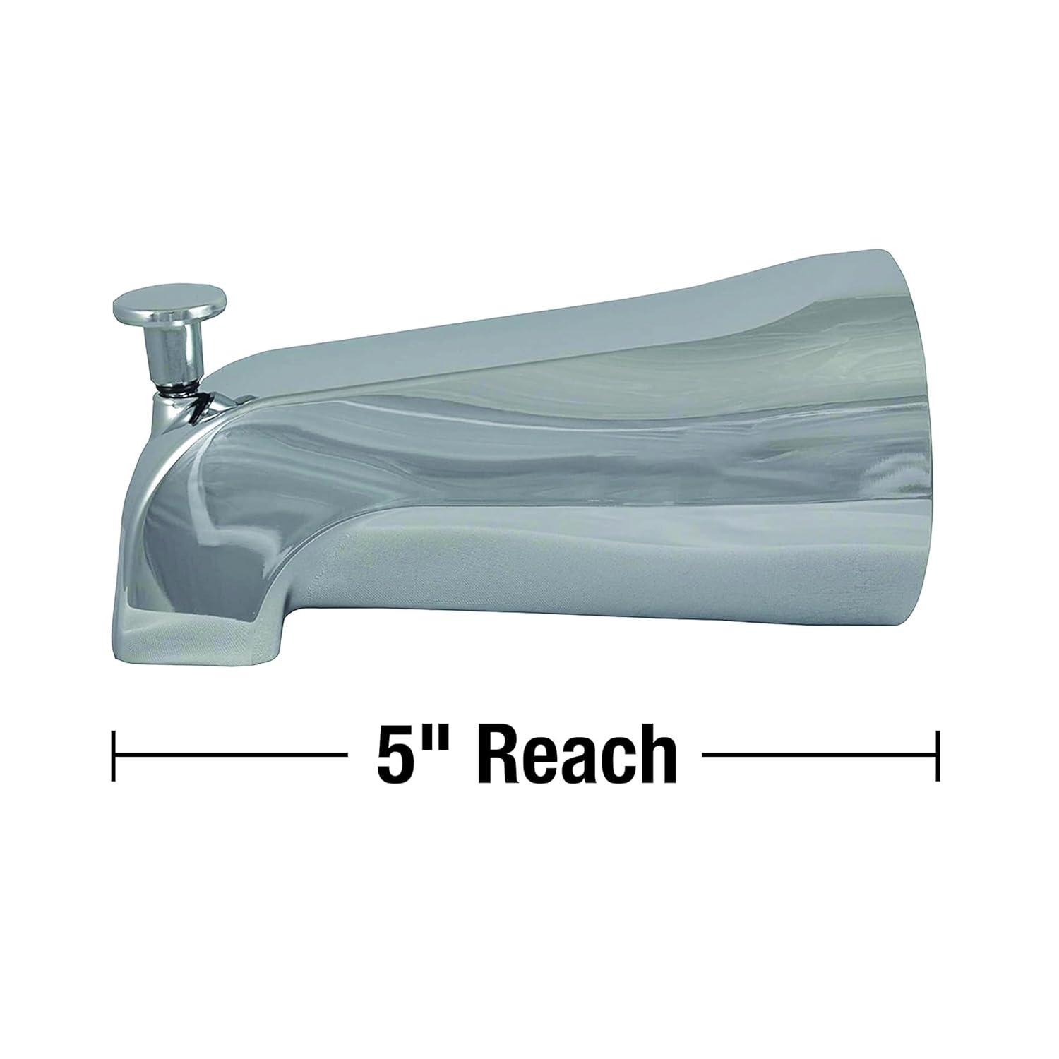 DANCO 88703 Tub Spout with Diverter, Chrome Finish, 1-Pack