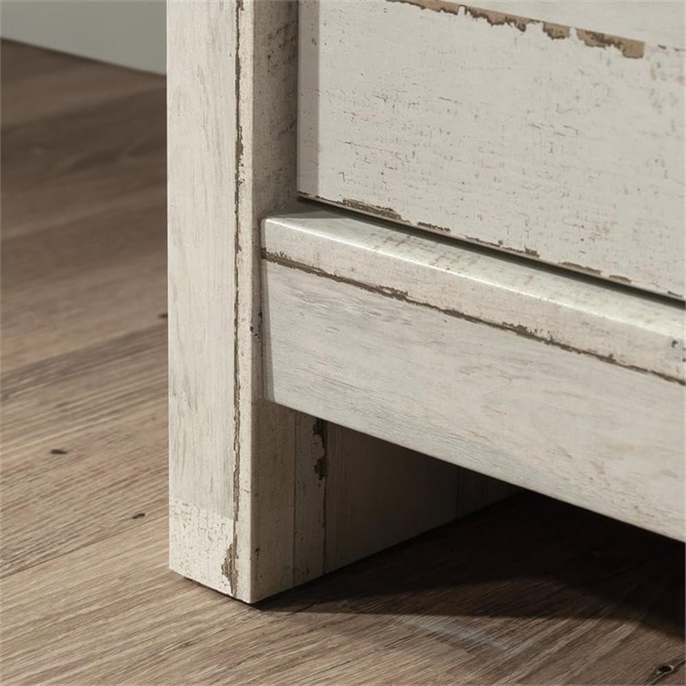River Ranch 6 Drawer Dresser White Plank - Sauder: Modern Storage Solution for Adult Bedroom
