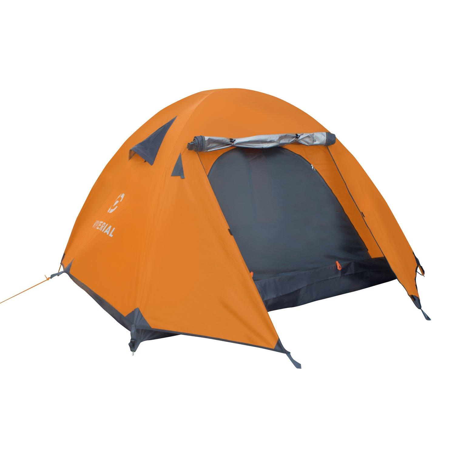 Winterial Camping Tent, 1/3/6 Person Lightweight Personal Bivy 1 to 6 Person Tent with Waterproof Tent Rainfly, Durable Stitched Tent for Camping, Beach, Backpacking, Hiking, and Festivals.