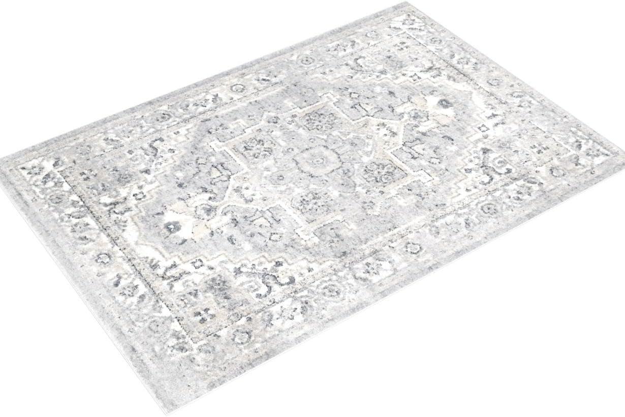 Nuloom Gena Distressed Transitional Medallion Indoor Area Rug