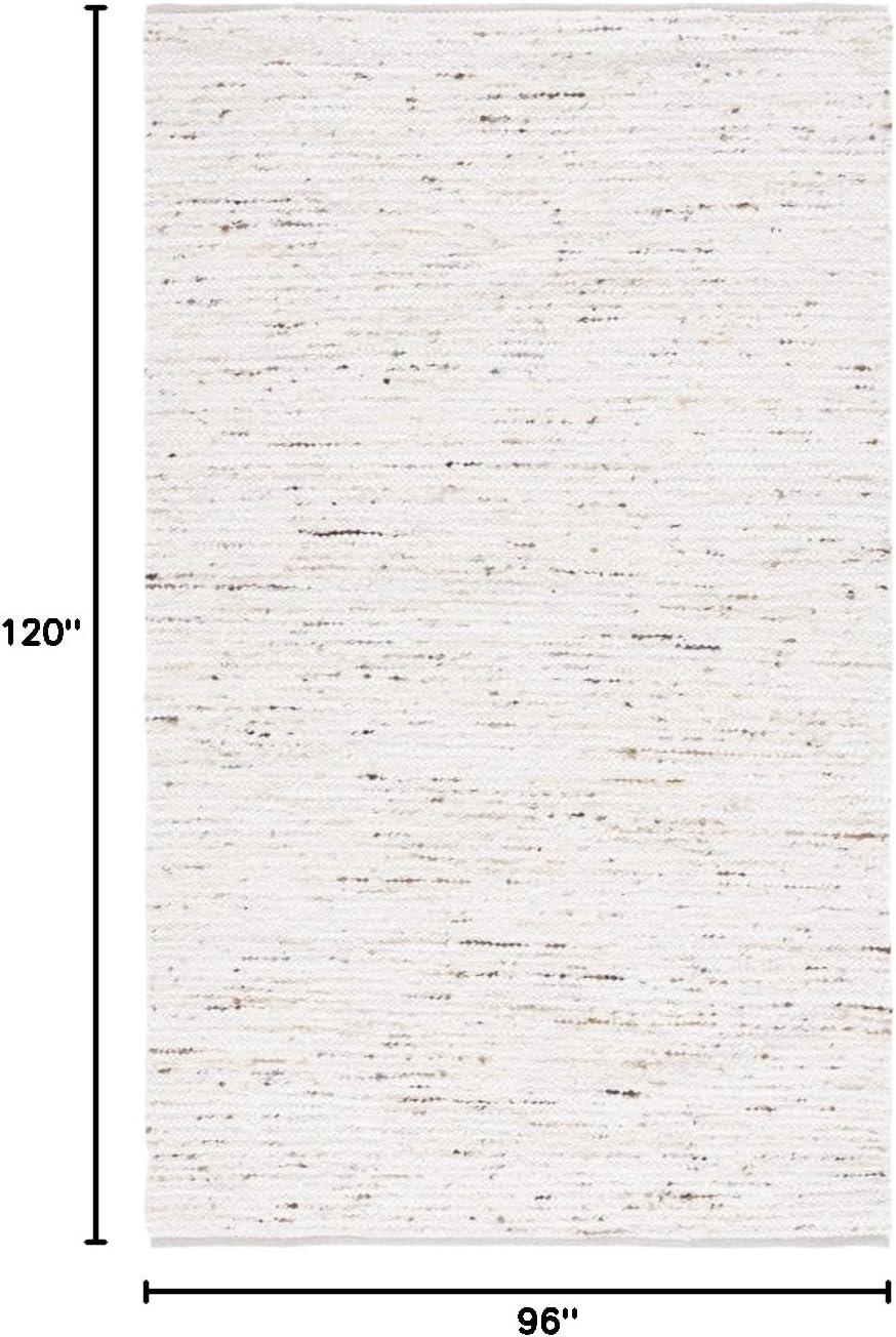 Natura NAT350 Flat Weave Indoor Area Rug - Ivory/Gold - 8'x10' - Safavieh