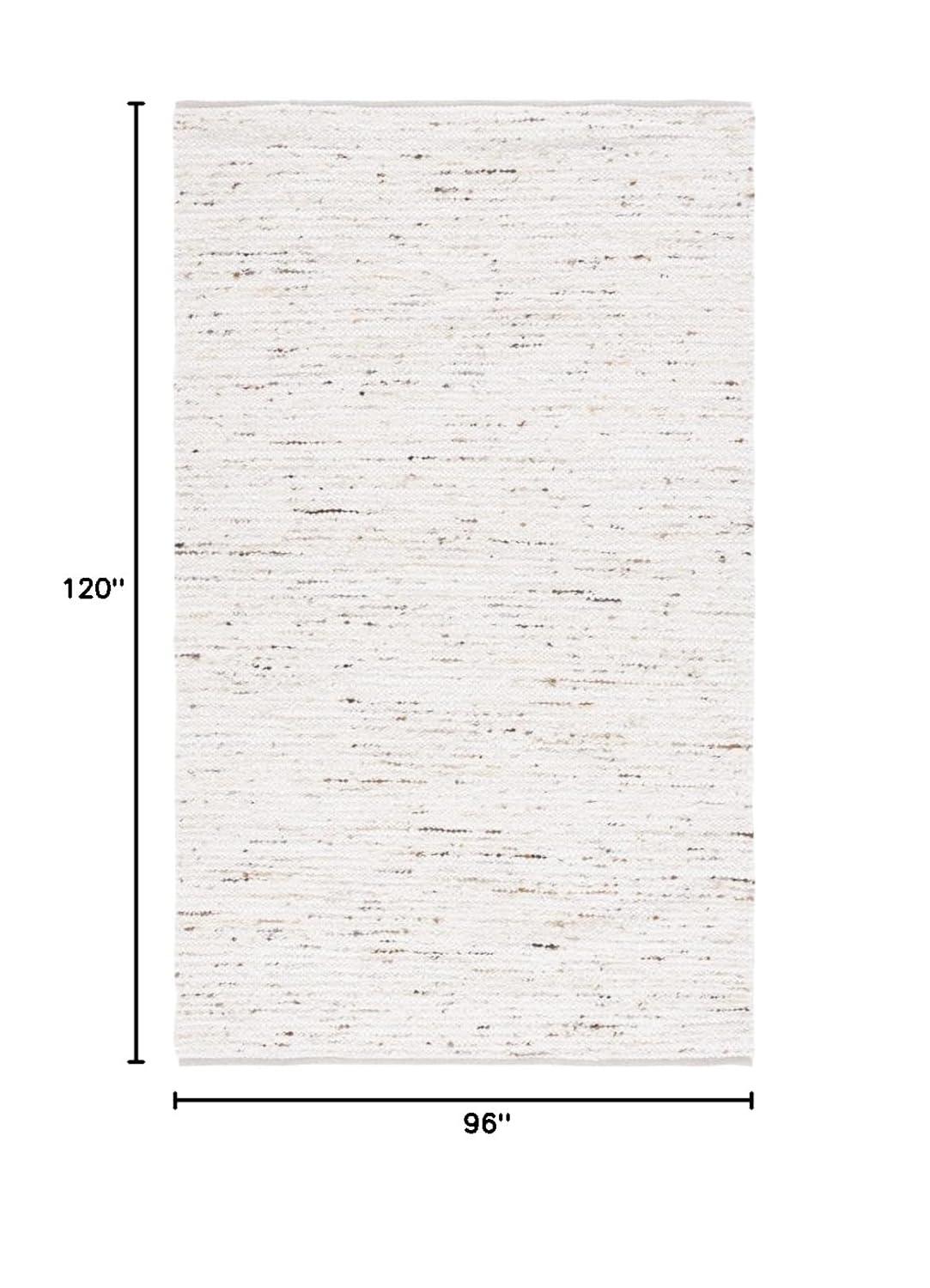 Natura NAT350 Flat Weave Indoor Area Rug - Ivory/Gold - 8'x10' - Safavieh