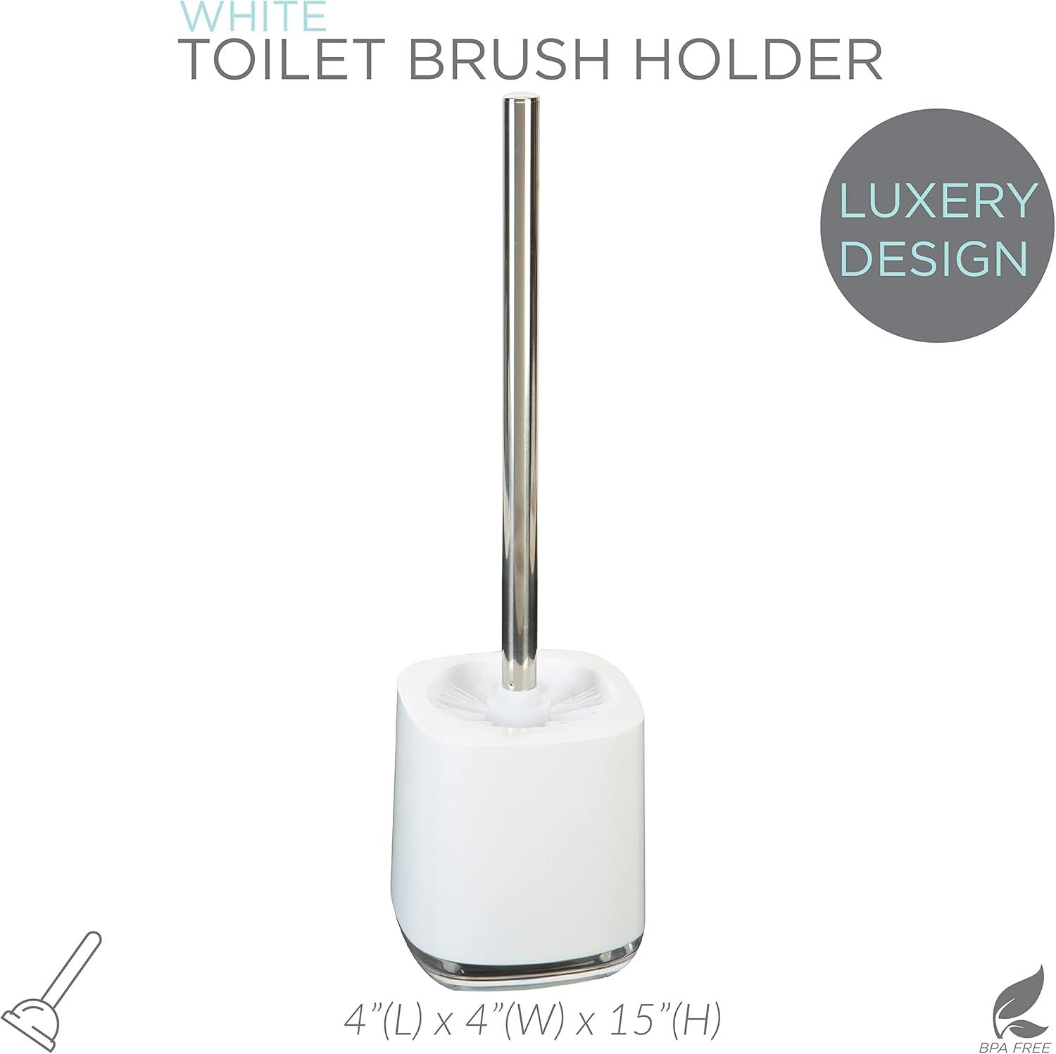 Bath Bliss Bath Bliss Plastic Toilet Brush And Holder