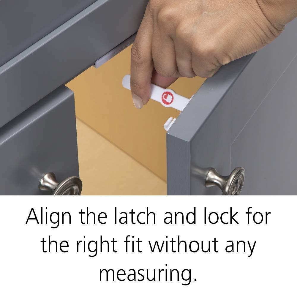 Safety 1st Adhesive Cabinet Latch for Childproofing