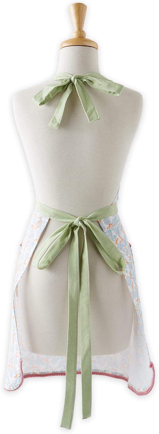 Blue Blossom Printed Apron